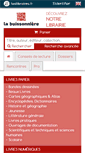 Mobile Screenshot of librairielabuissonniere.com