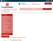 Tablet Screenshot of librairielabuissonniere.com